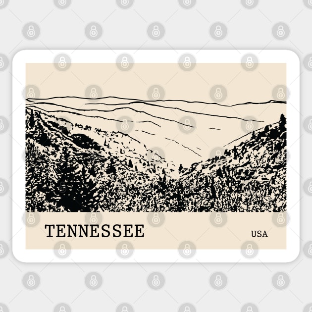 Tennessee USA Sticker by Lakeric